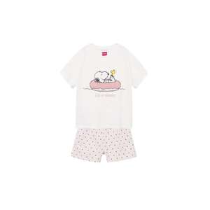 MANGO KIDS Pyžamo 'Snoopy' ružová / zmiešané farby / biela vyobraziť