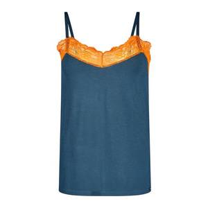 Skiny Tričká na spanie pastelovo modrá / oranžová vyobraziť