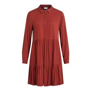 VILA Košeľové šaty 'Morose' hrdzavo červená vyobraziť