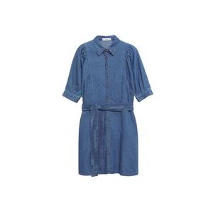 MANGO Košeľové šaty 'Gaia-H' modrá denim vyobraziť