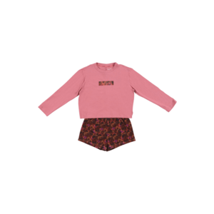 Calvin Klein Underwear Pyžamo ružová / farba lesného ovocia / hnedá / fialová / rosé vyobraziť