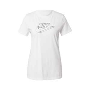 Nike Sportswear Tričko biela / čierna / svetlofialová vyobraziť