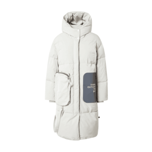 FREAKY NATION Zimný kabát striebornosivá / biela vyobraziť