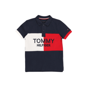 TOMMY HILFIGER Tričko námornícka modrá / biela / červená vyobraziť