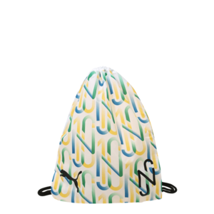 PUMA Športová taška 'NEYMAR' biela / žltá / zelená / modrá vyobraziť
