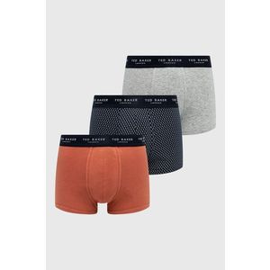 Boxerky Ted Baker (3-pack) pánske, oranžová farba vyobraziť