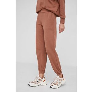 Bavlnené nohavice Answear Lab dámske, béžová farba, jednofarebné vyobraziť