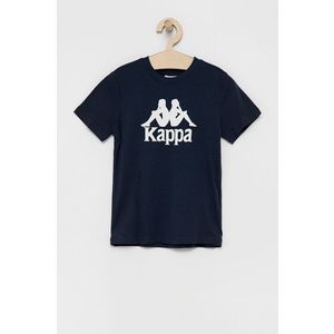 Detské tričko Kappa tmavomodrá farba, s potlačou vyobraziť