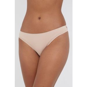 Tangá Emporio Armani Underwear béžová farba vyobraziť