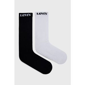 Ponožky Levi's čierna farba vyobraziť