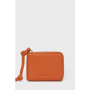 Kožená peňaženka Marc O'Polo dámska, oranžová farba vyobraziť