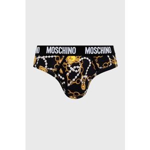 Slipy Moschino Underwear pánske, čierna farba vyobraziť