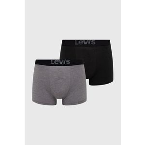 Boxerky Levi's 37149.0625-greyblack, pánske, čierna farba vyobraziť
