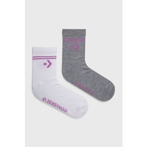 Ponožky Converse dámske, šedá farba vyobraziť