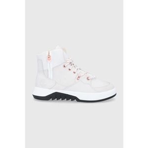 Topánky Timberland dámske, biela farba, na platforme vyobraziť