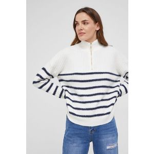 Vlnený sveter Answear Lab dámsky, béžová farba, ľahký vyobraziť