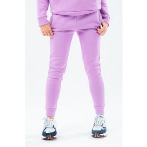 Detské nohavice Hype fialová farba, vzorované vyobraziť