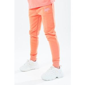 Detské nohavice Hype oranžová farba, jednofarebné vyobraziť