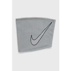 Šál komín Nike šedá farba, jednofarebný vyobraziť
