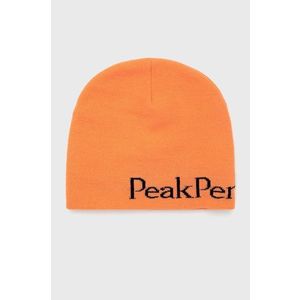 Čiapka Peak Performance oranžová farba vyobraziť