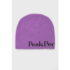 Čiapka Peak Performance fialová farba vyobraziť