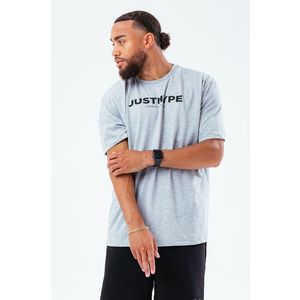 Bavlnené tričko Hype šedá farba, s potlačou vyobraziť