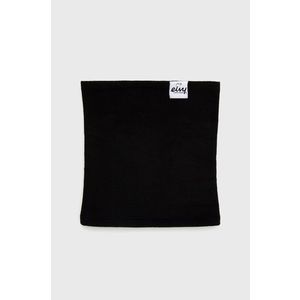 Šál komín Eivy dámsky, čierna farba, jednofarebný vyobraziť