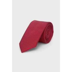 Kravata Hugo červená farba vyobraziť