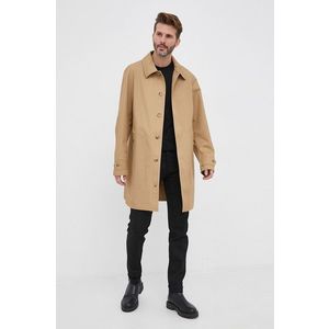 Kabát Polo Ralph Lauren pánsky, béžová farba, prechodný vyobraziť