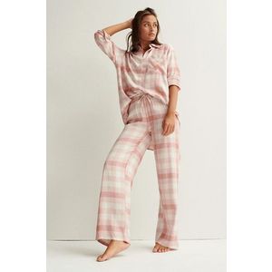 Pyžamové nohavice Undiz dámske, ružová farba vyobraziť