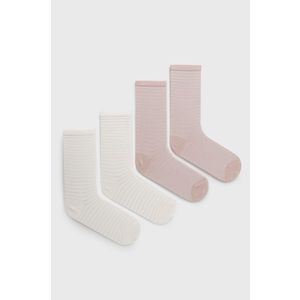 Ponožky Marc O'Polo (4-pack) dámske, ružová farba vyobraziť