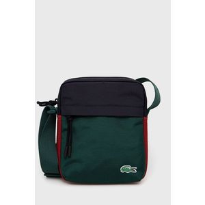 Malá taška Lacoste zelená farba vyobraziť