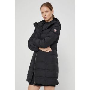 Páperová bunda Colmar dámska, čierna farba, zimná vyobraziť