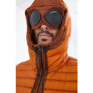 Páperová bunda C.P. Company pánska, oranžová farba, zimná vyobraziť