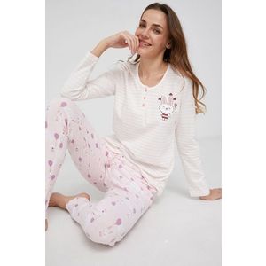 Pyžamo Answear Lab dámska, ružová farba vyobraziť