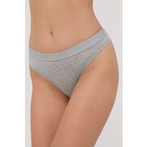 Tangá Emporio Armani Underwear šedá farba vyobraziť