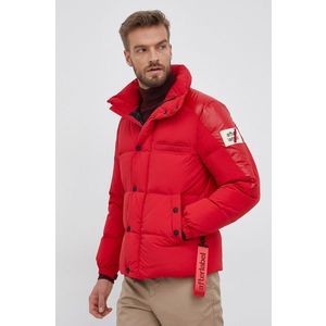 Páperová bunda After Label červená farba, zimná vyobraziť