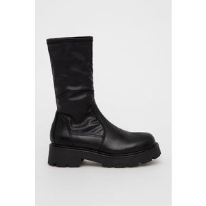 Členkové topánky Vagabond Shoemakers Cosmo 2.0 dámske, čierna farba, na platforme vyobraziť