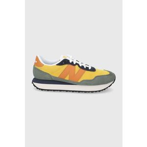 Topánky New Balance MS237LU1 žltá farba vyobraziť