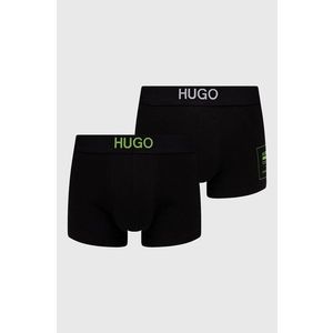 Boxerky Hugo (2-pack) čierna farba vyobraziť