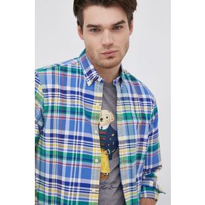 Bavlnená košeľa Polo Ralph Lauren pánska, regular, s golierom button-down vyobraziť