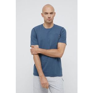 Bavlnené tričko Marc O'Polo tmavomodrá farba, vzorované vyobraziť