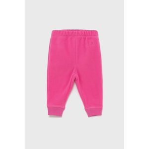 Detské nohavice GAP ružová farba, jednofarebné vyobraziť