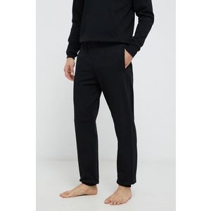 Bavlnené nohavice Marc O'Polo pánske, čierna farba, jednofarebné vyobraziť