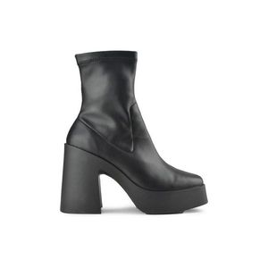 Členkové topánky Altercore Victoria dámske, čierna farba, na podpätku vyobraziť