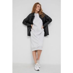 Šaty Answear Lab šedá farba, mini, oversize vyobraziť