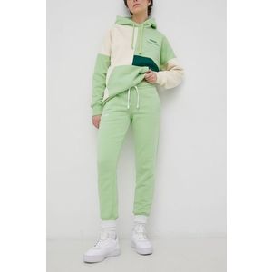 Nohavice Prosto dámske, zelená farba, jednofarebné vyobraziť