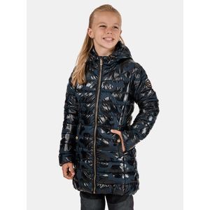 Modrý dievčenský vzorovaný kabát SAM 73 vyobraziť