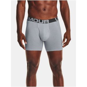 Boxerky Under Armour UA Charged Cotton 6in 3 Pack-GRY vyobraziť
