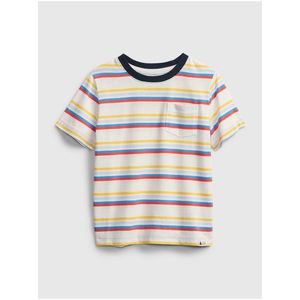 Detské tričko organic mix and match stripe t-shirt Farebná vyobraziť